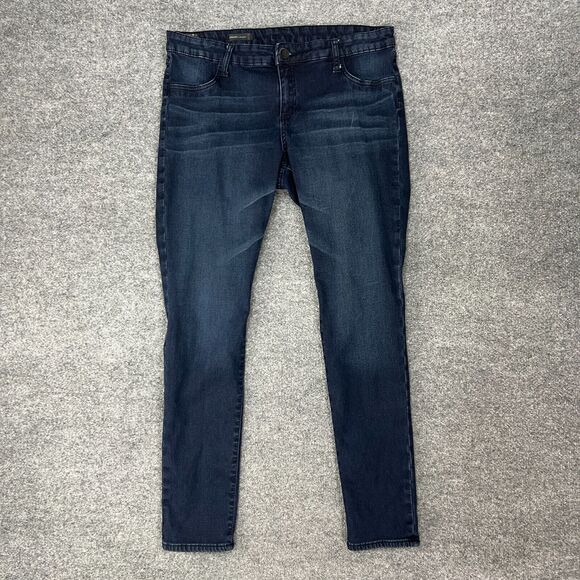 Hudson Jennifer Jeans Womens 16 Medium Wash Ultra Skinny Leg Ankle Denim Stretch - Picture 2 of 13